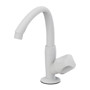 Imagen de CANILLA COCINA BLANCA PLASTICA ALTA DE MESA 1/2" ORBE