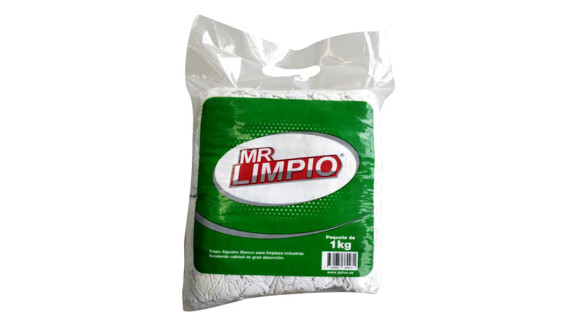 Imagen de TRAPO ALGODON BLANCO 1KG                                                                                                