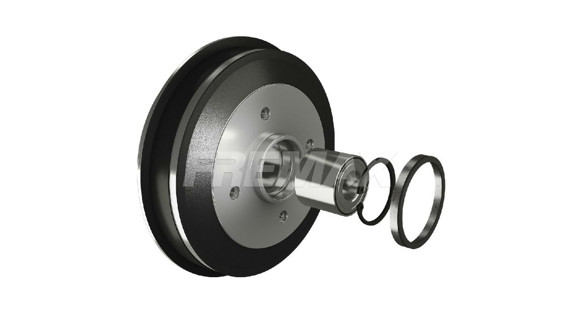 Imagen de KIT CAMPANA FRENO TRASERA CITROEN C3 1.2 12V 2016. . . 239MM