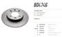 Imagen de DISCO FRENO TRASERO PEUGEOT 307 1.6I 16V/2.0HDI/2.0I 16V 01-
