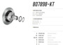 Imagen de DISCO DE FRENO TRASERO RENAULT SCENIC 2.0 16V (KIT)