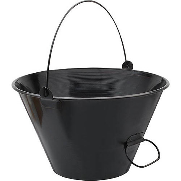 Imagen de BALDE DE CHAPA ENTERIZO DE 10LTS NEGRO
