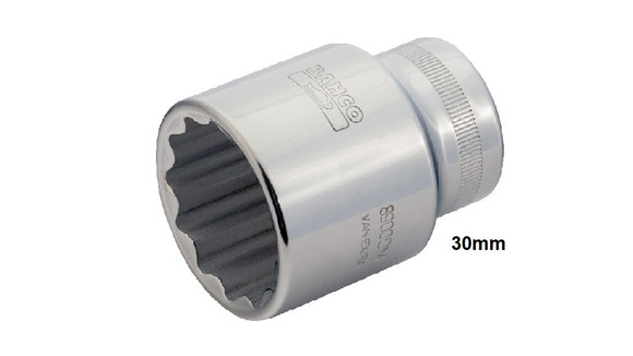 Imagen de DADO ESTRIADO  ENCASTRE DE 3/4 DE 30MM (SH30)