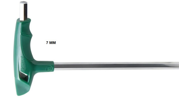 Imagen de LLAVE HEXAGONAL (ALLEN)  MANGO "T" 7MM