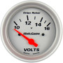 Imagen de VOLTIMETRO 12V ESCALA: 10-16V DIAMETRO: 66MM FONDO GRIS