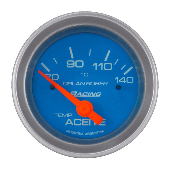 Imagen de TERMOMETRO DE ACEITE ELECTRICO 12V ESCALA:70-140°C - AZUL