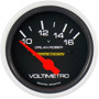Imagen de VOLTIMETRO 12V ESCALA: 10-16V FONDO NEGRO DIAMETRO: 60MM