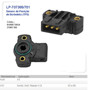Imagen de SENSOR DE MARIPOSA VW POLO CLASSIC 2001/VW GOLF 1.8 MI