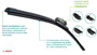 Imagen de ESCOBILLA L/P BOSCH AEROFIT MULTICLIP 20'' 500MM                                                                        