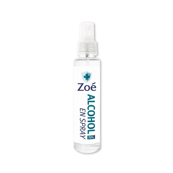 Imagen de ALCOHOL EN SPRAY ZOE 125ML AL 70%                                                                                       