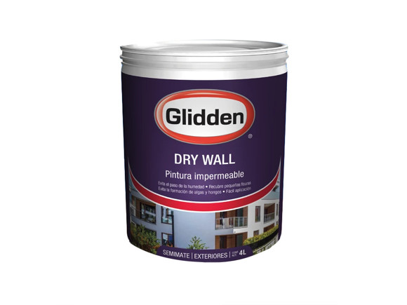 Imagen de BASE 4L GLIDDEN IMPERMEABILIZANTE DRY WALL BLANCO