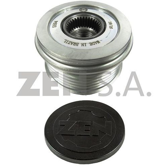 Imagen de POLEA DE ALTERNADOR 6PK CON EMBRAGUE HYUNDAI SANTA FE II 2.4