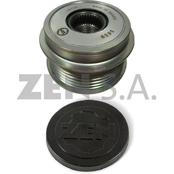Imagen de POLEA DE ALTERNADOR 6PK CON EMBRAGUE HYUNDAI I10-KIA PICANTO
