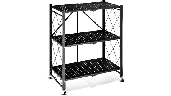 Imagen de MUEBLE NEGRO EN HIERRO REPISA 3 ESTANTES                                                                                