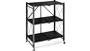 Imagen de MUEBLE NEGRO EN HIERRO REPISA 3 ESTANTES                                                                                