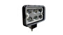 Imagen de FOCO RECTANGULAR LUZ LED CON BORDE LED BLANCO 18W 6 LEDS                                                                