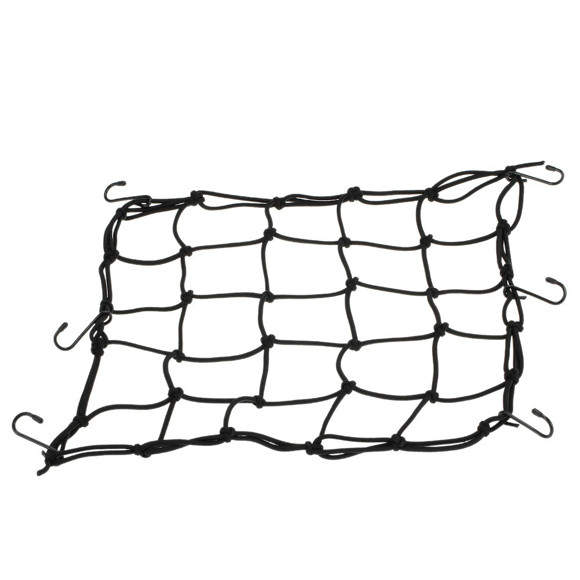 Imagen de RED ELASTICA PULPO CON GANCHOS SUJETA EQUIPAJE/CASCO 40X40CM