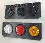 Imagen de PAR FARO TRASERO LED UNIVERSAL 12V SEÑALERO/FRENO/REVERSA                                                               