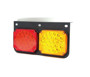 Imagen de PAR FARO TRASERO LED UNIVERSAL 24V FRENO/SEÑALERO 325X172M                                                              