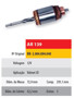 Imagen de INDUCIDO 12V TRACTOR VALMET JD (295,1X72,9X3X42,2)