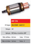 Imagen de INDUCIDO 24V ARRANQUE DELCO REMY 28MT (177X84,4X8X36)