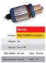 Imagen de INDUCIDO 24V ARRANQUE DELCO REMY 29MT (161,6X60,2X12X36)