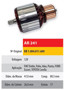 Imagen de INDUCIDO 12V ARRANQUE FIAT UNO 1.3/IDEA/PALIO/PUNTO C/BOSCH