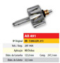 Imagen de ROTOR 24V 140AMP CHICO MERCEDES BENZ OMNIBUS(125X32,5X247,3)